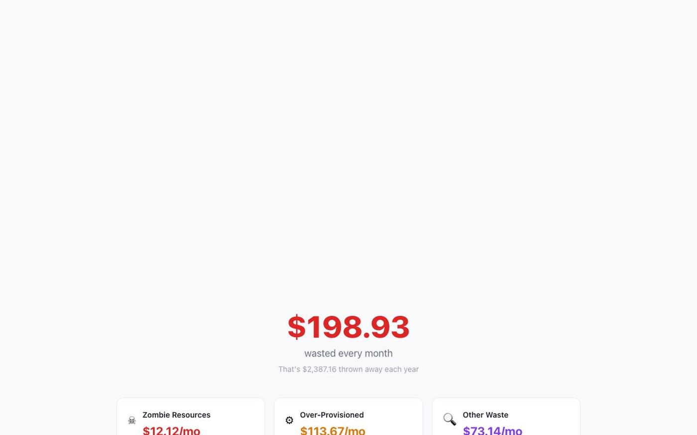 CloudSaver AI - Stop Overpaying for Cloud — screenshot