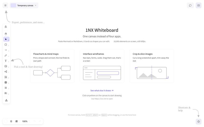 1NX - One Workspace, Infinite (N) Connections, Multiplied (X) Efficiency. — screenshot