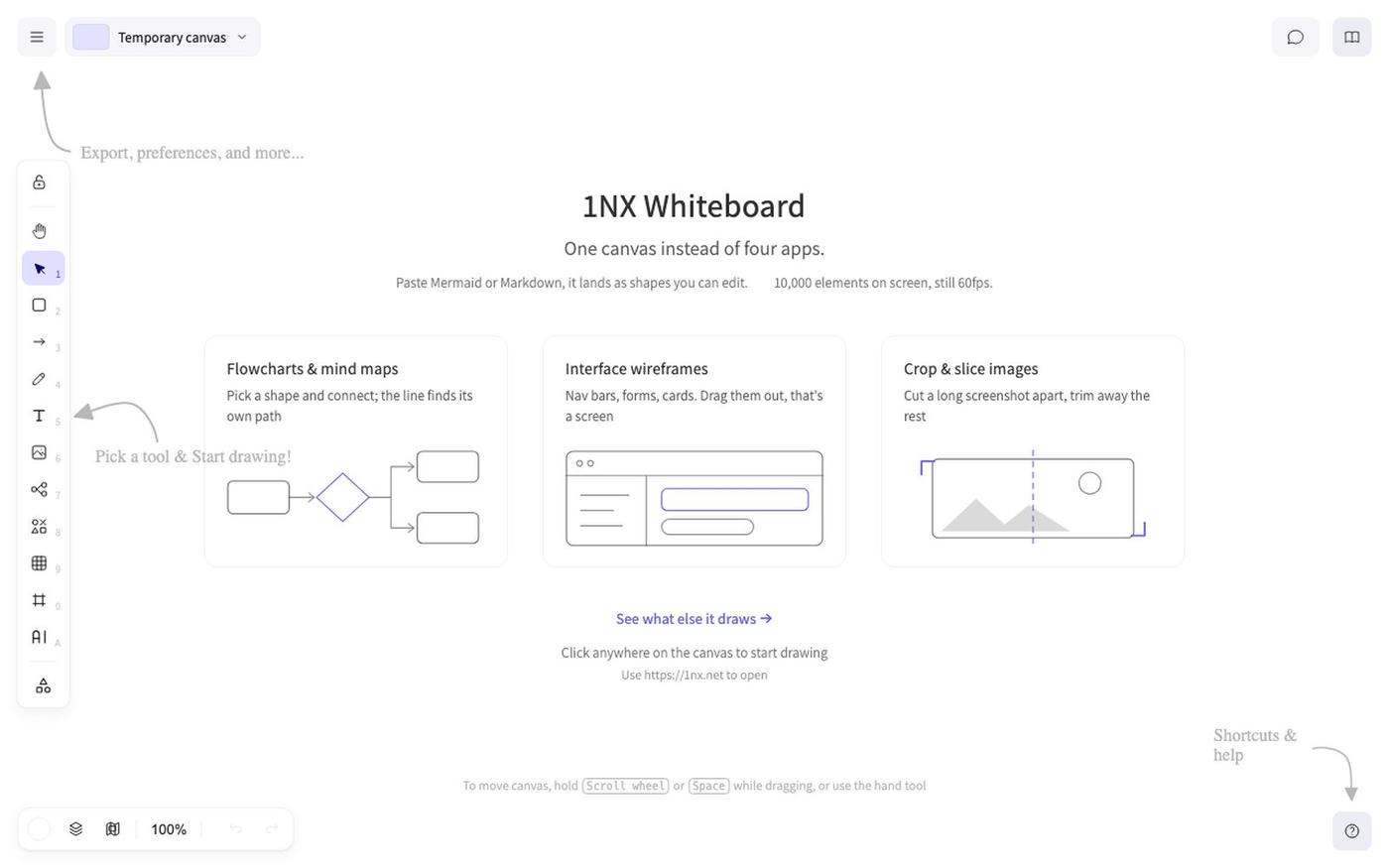 1NX - One Workspace, Infinite (N) Connections, Multiplied (X) Efficiency. — screenshot