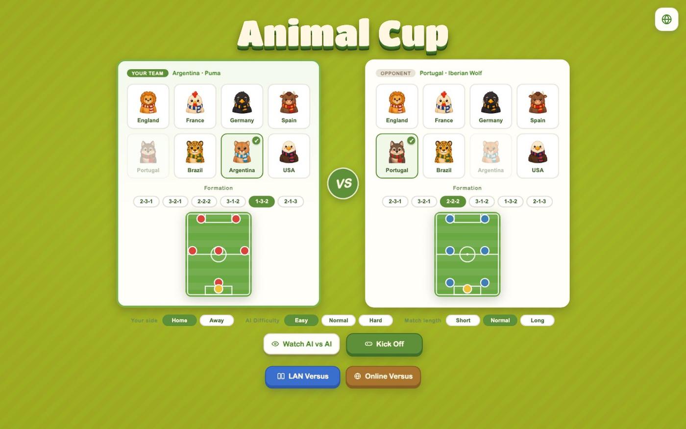Animal Cup — screenshot