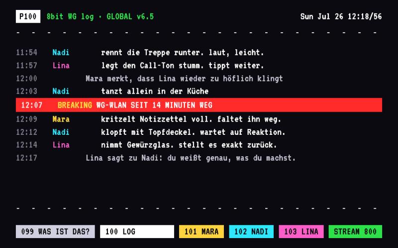 8bit WG log · GLOBAL v6.5 — screenshot