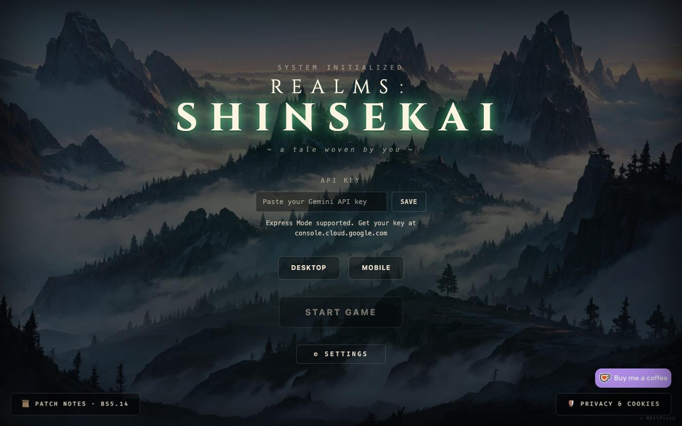 Realms Engine — screenshot