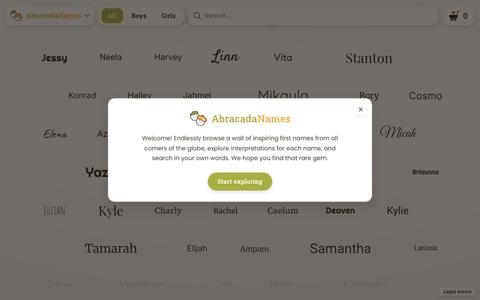 AbracadaNames — screenshot