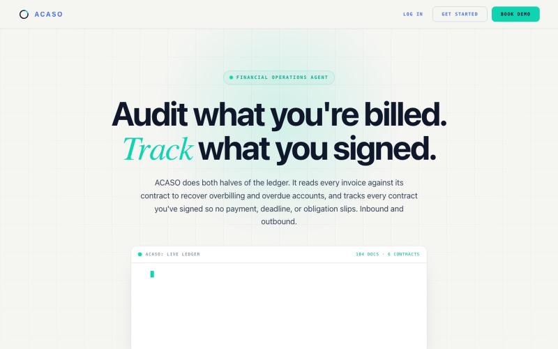 ACASO — screenshot