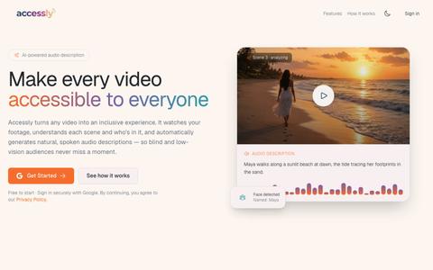 Accessly — screenshot