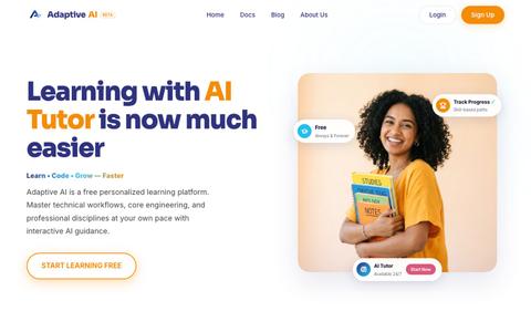 Adaptive AI — Free AI Learning Platform — screenshot