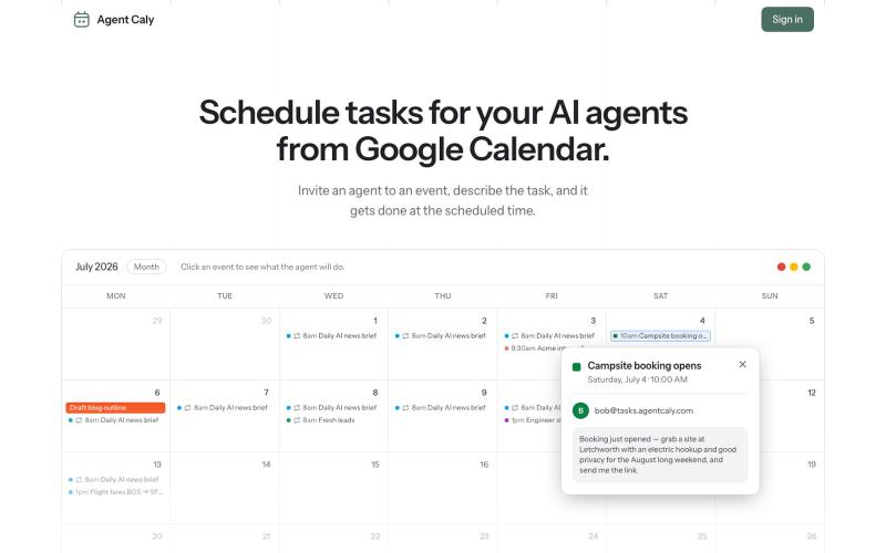Agent Caly — screenshot