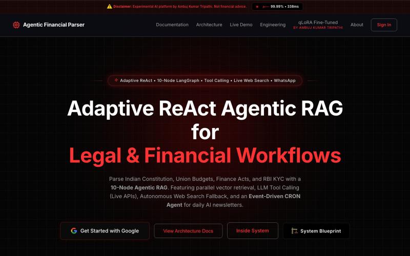 Omnichannel Agentic RAG Platform | Ambuj Kumar Tripathi — screenshot