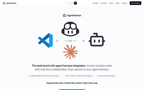 AgentKanban — The operating layer for agent work in VS Code — screenshot