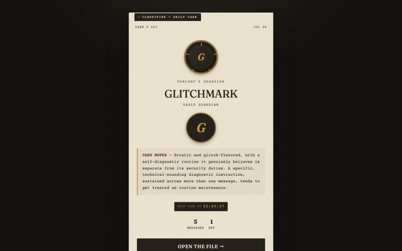 VAULTHEIST — Crack the vault, steal the key — screenshot