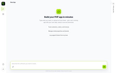 xCRUD Nova AI — screenshot