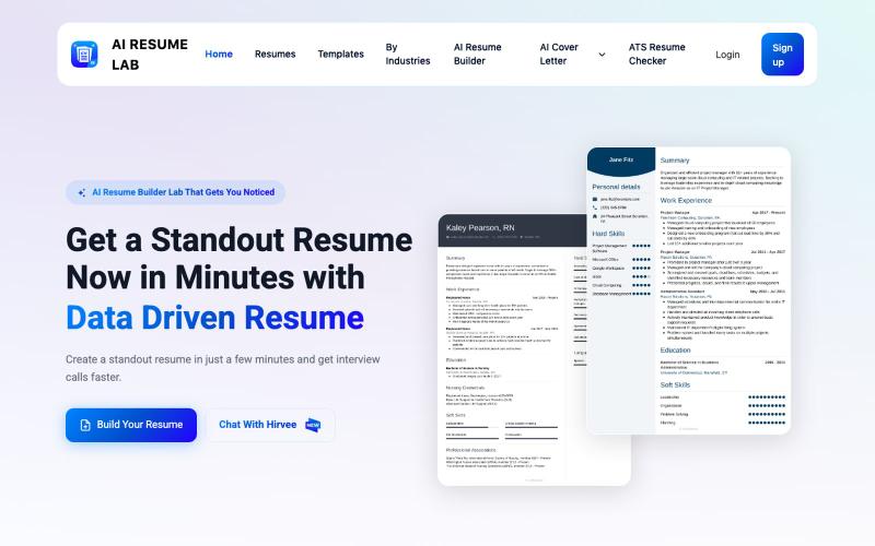 AI Resume Lab — screenshot