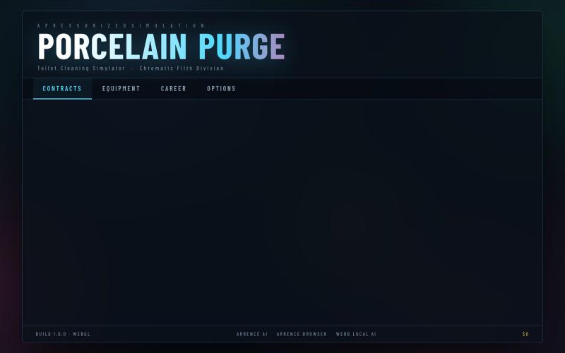 PORCELAIN PURGE — Toilet Cleaning Simulator — screenshot