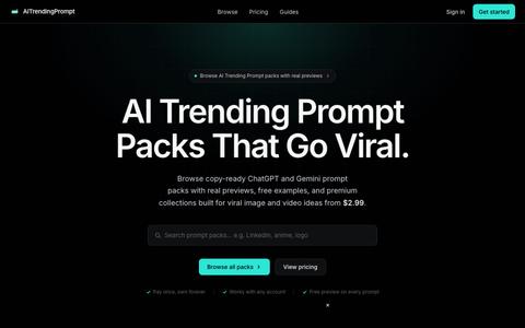 AI Trending Prompt | AITrendingPrompt — screenshot