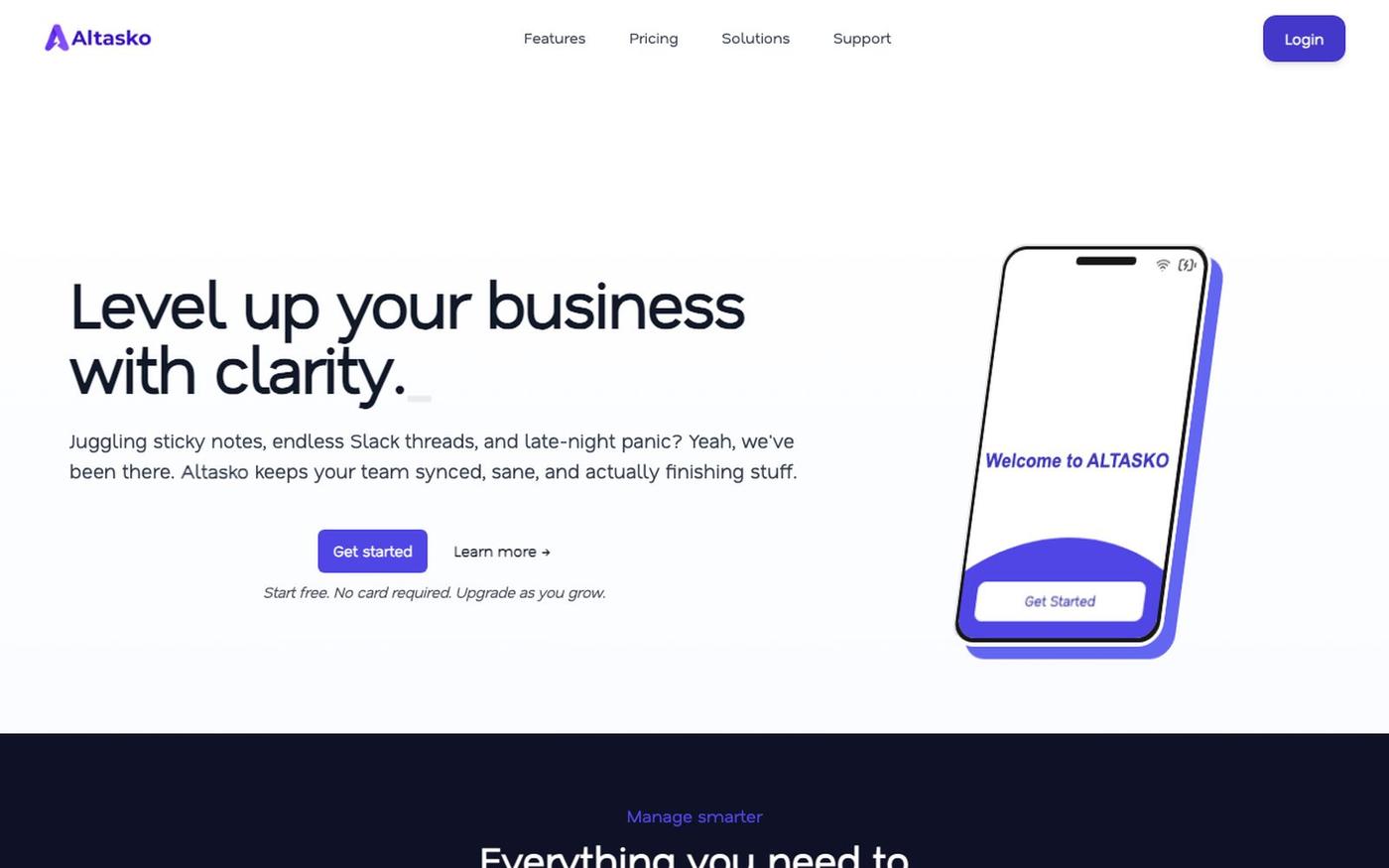 Altasko | Team Collaboration & Project Management — screenshot