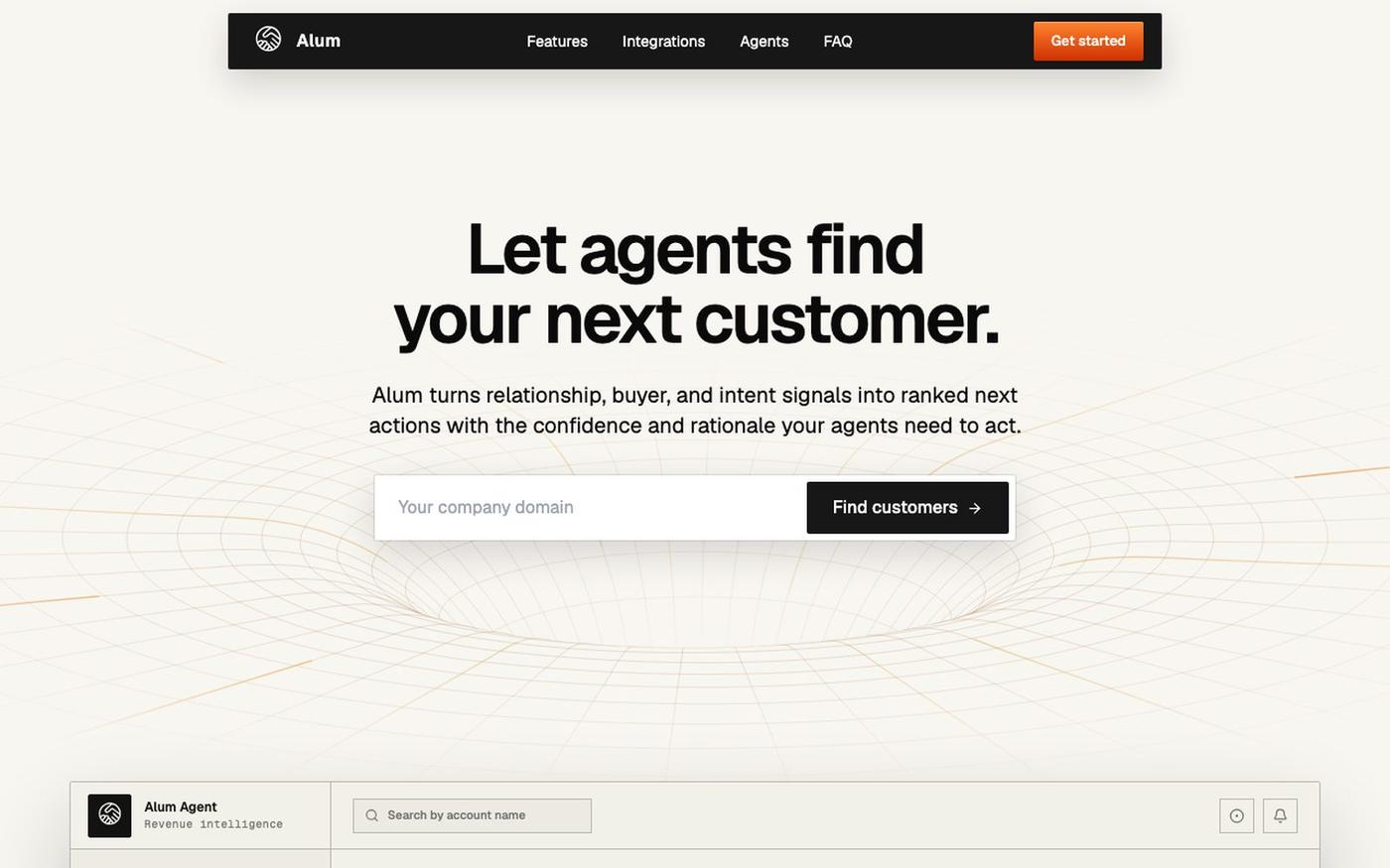 Alum | Path Intelligence for AI GTM Agents — screenshot