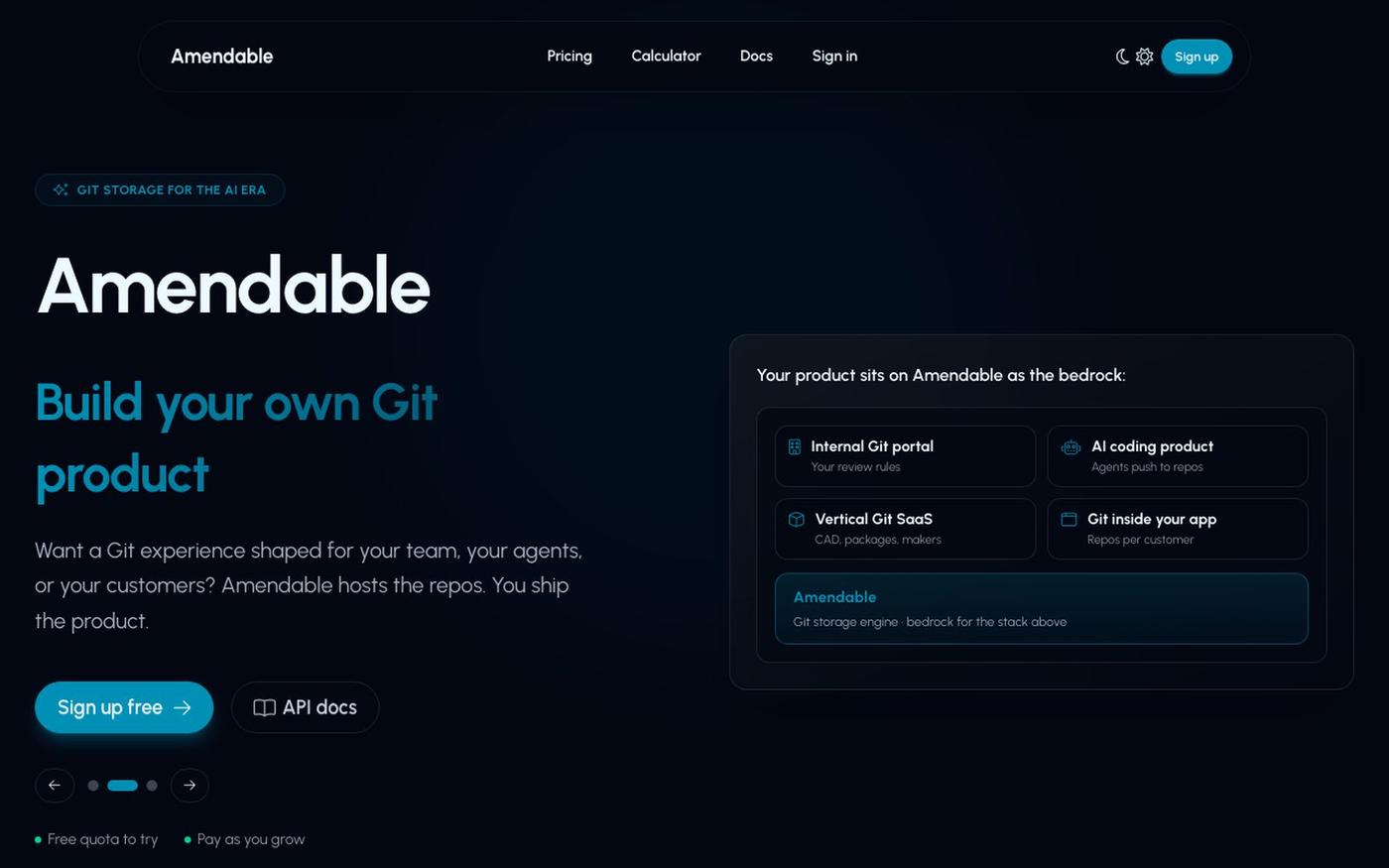 Amendable - Home — screenshot