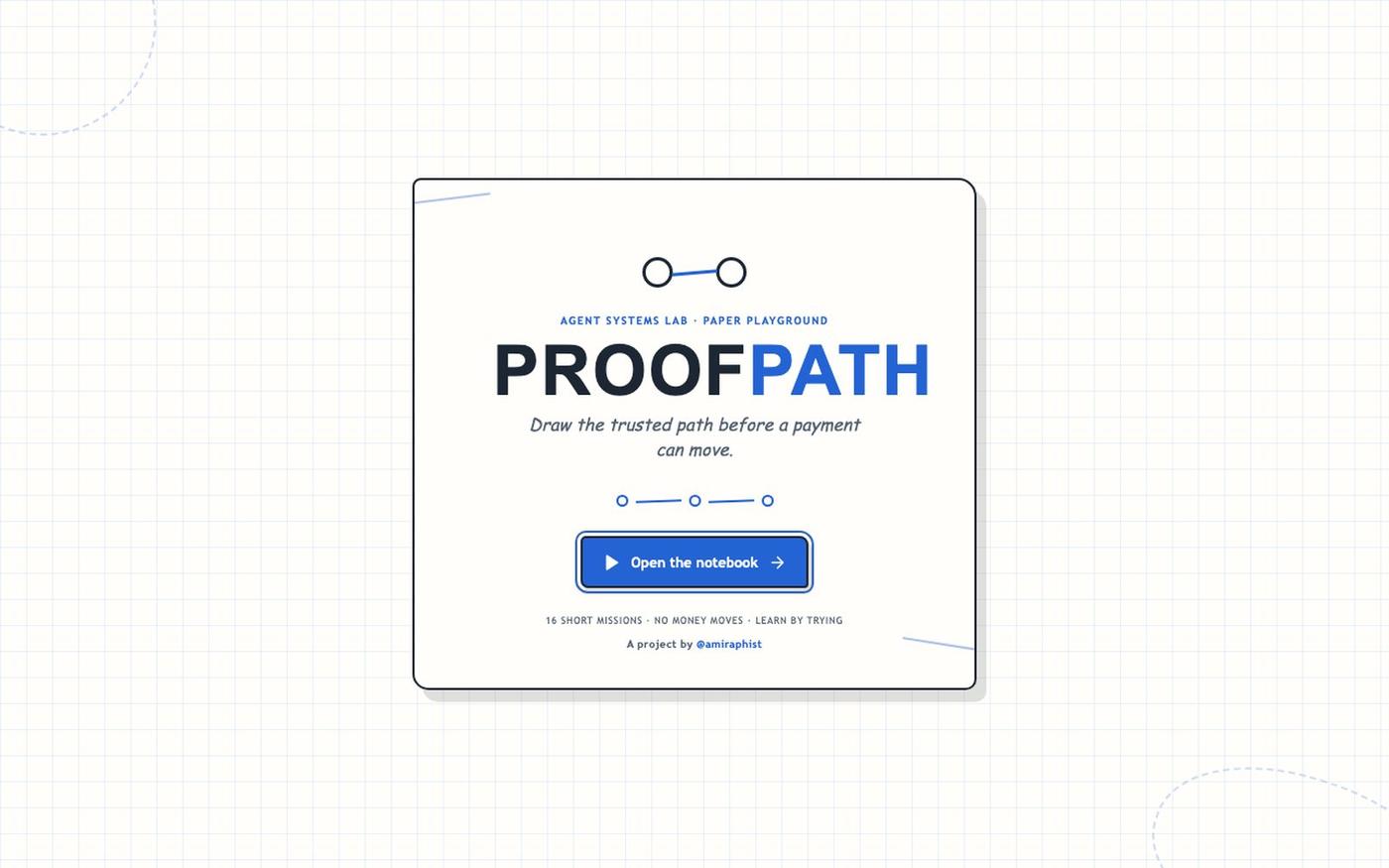 ProofPath — Safe Payment Routes — screenshot