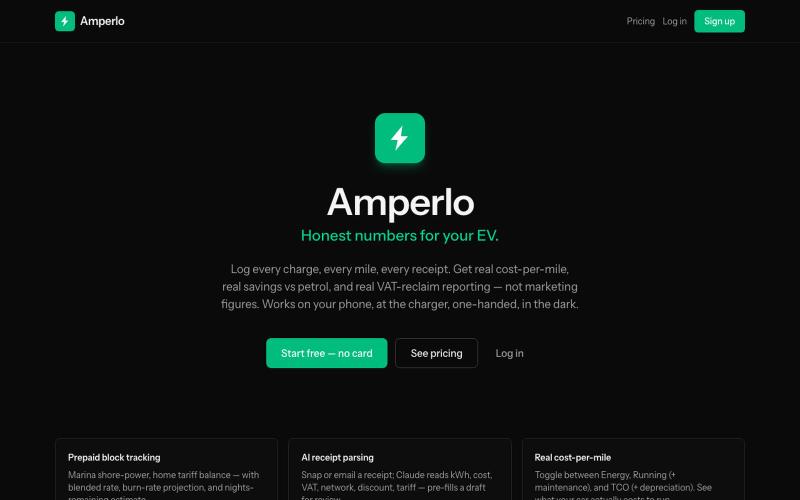 Amperlo — screenshot