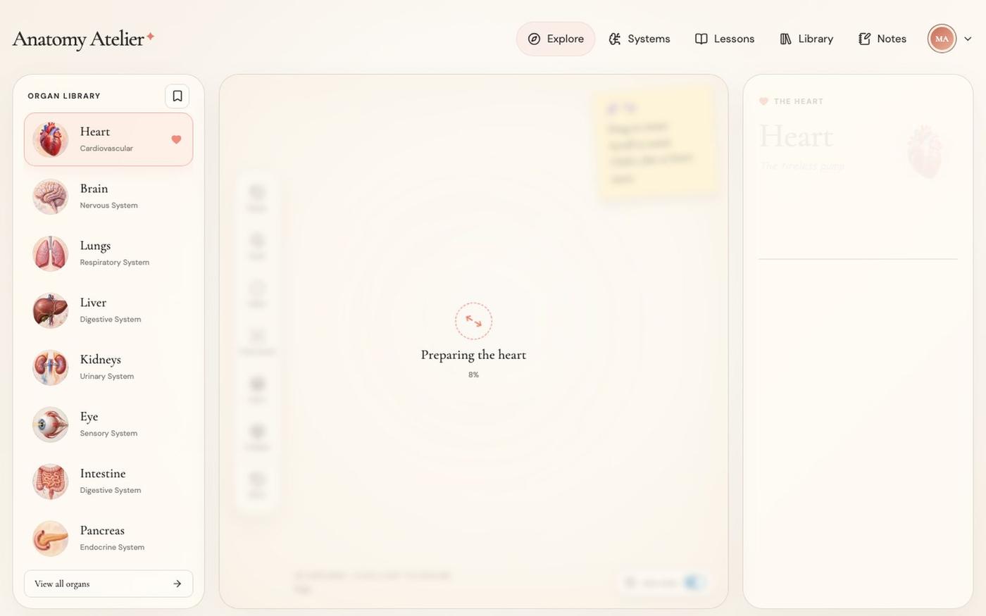 Anatomy Atelier — Learn anatomy like an artist — screenshot