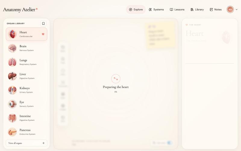 Anatomy Atelier — Learn anatomy like an artist — screenshot