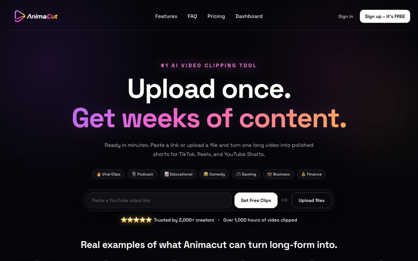 AnimaCut — screenshot