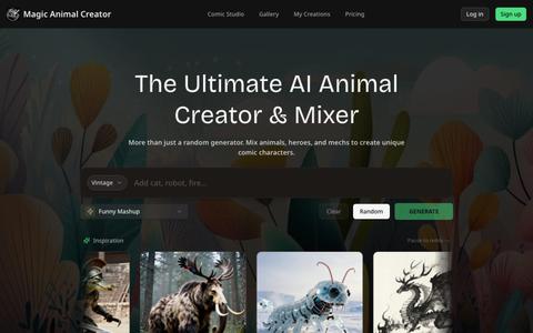 AI Animal Creator & Mixer: Hybrid Generator with Heroes & Mechs — screenshot