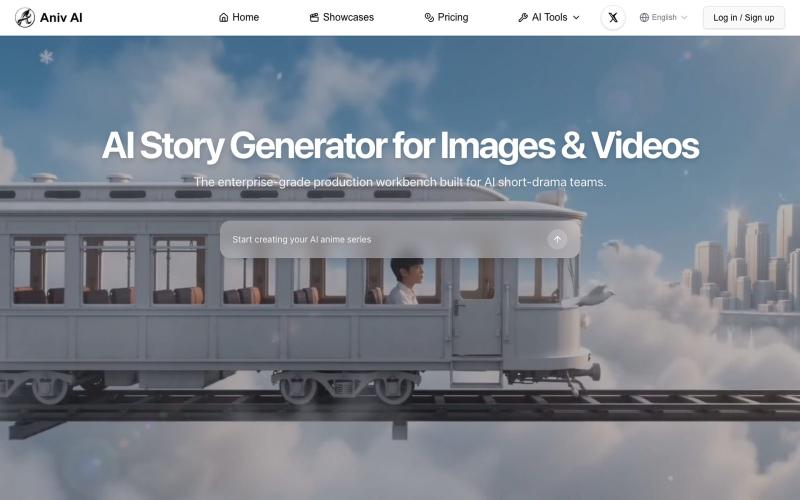 Aniv: AI Story Generator | Turn Stories into Images & Videos — screenshot