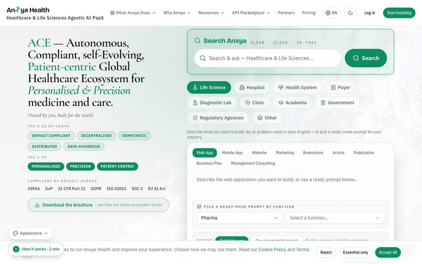 Anxya Health — screenshot
