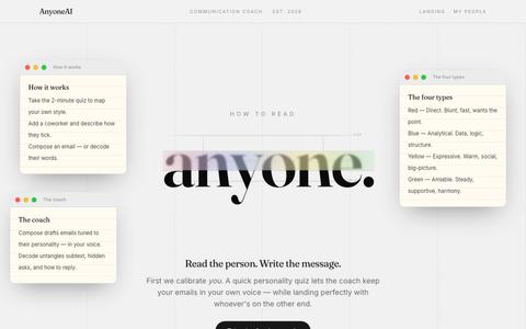 AnyoneAI — AI Communication Coach — screenshot