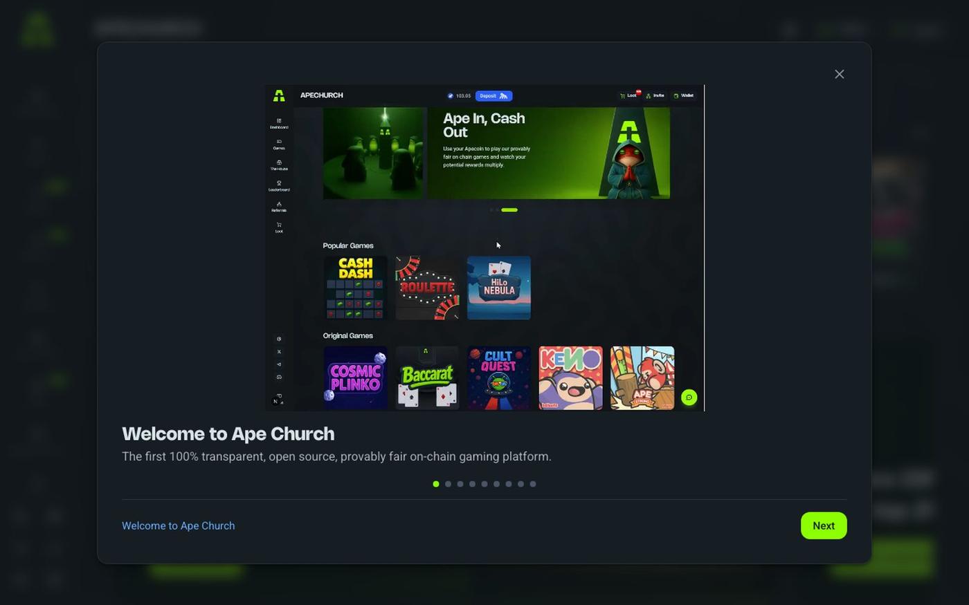 Ape Church — screenshot