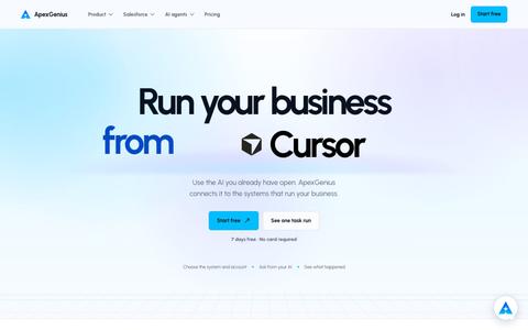 Help Your AI Run the Business | ApexGenius — screenshot