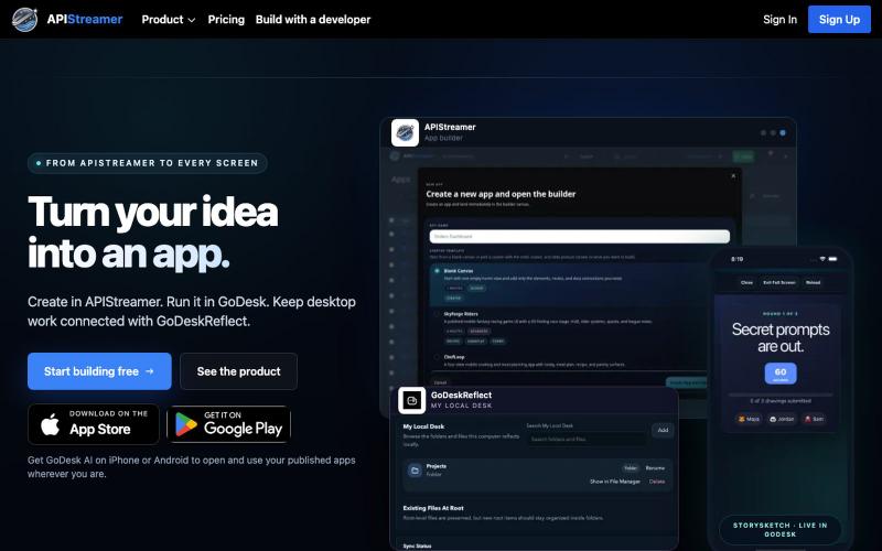 APIStreamer — screenshot