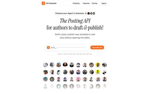 API Substack β Posting API for Substack authors β screenshot
