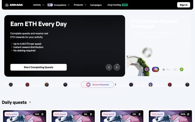 Arkada - Entertainment Hub — screenshot
