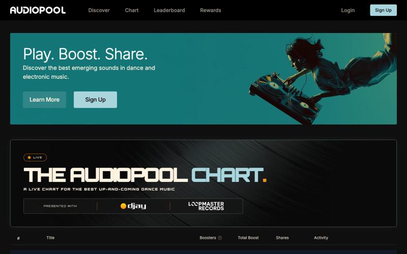 AUDIOPOOL — screenshot
