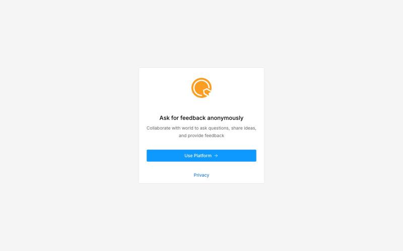 Feedback — screenshot