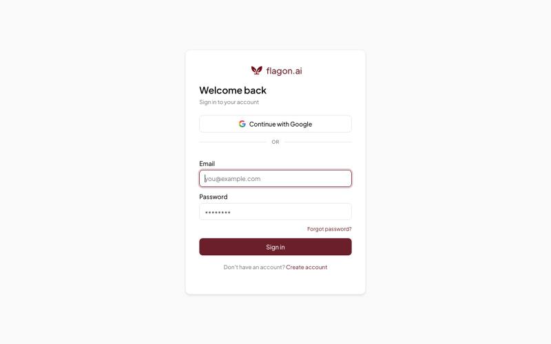 Flagon — screenshot