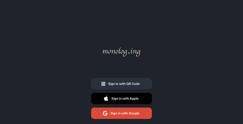 monolog — screenshot