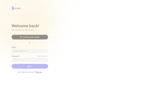 Slaet — Think clearly — screenshot