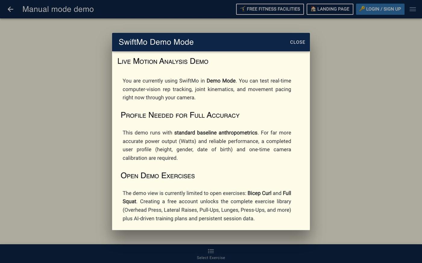 SwiftMo Power — screenshot