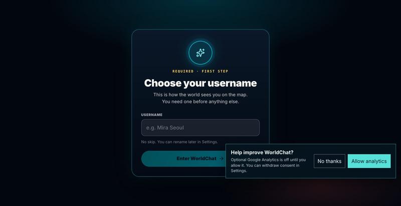 WorldChat: Global Connection — screenshot