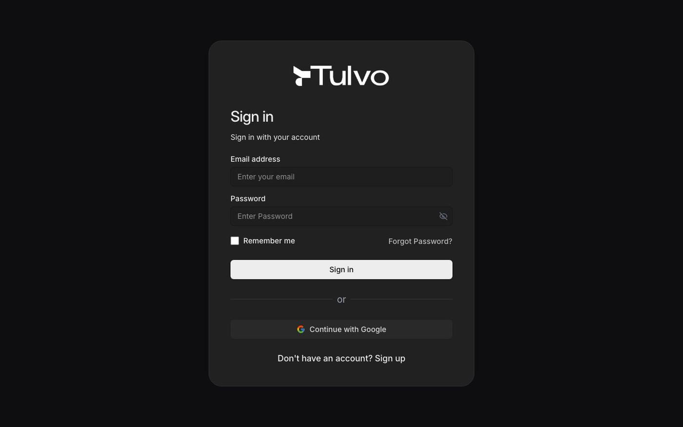 Tulvo — screenshot