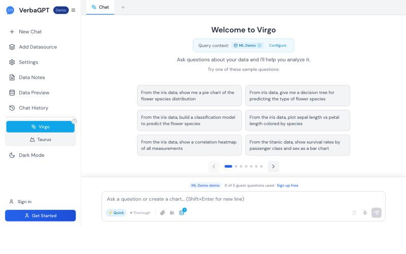 VerbaGPT Online — screenshot