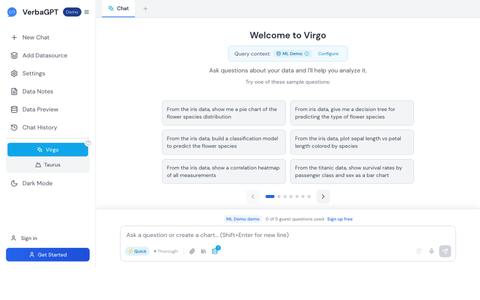 VerbaGPT Online — screenshot