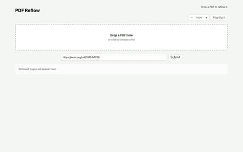 PDF Reflow — screenshot