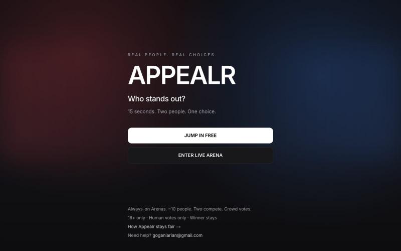 Appealr — Who stands out? — screenshot
