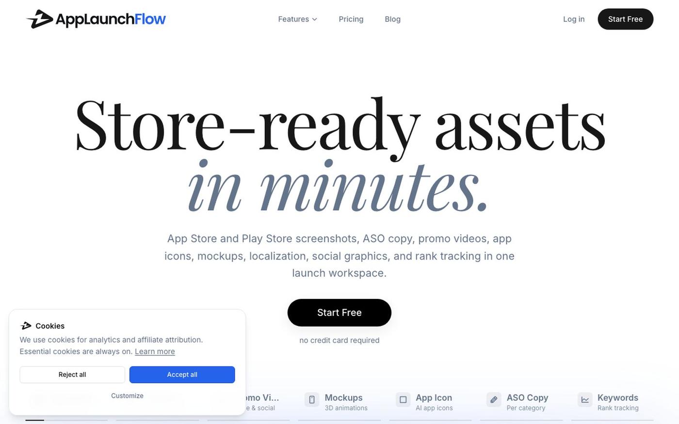 AppLaunchFlow | App Store Screenshots, ASO Copy & Promo Videos — screenshot