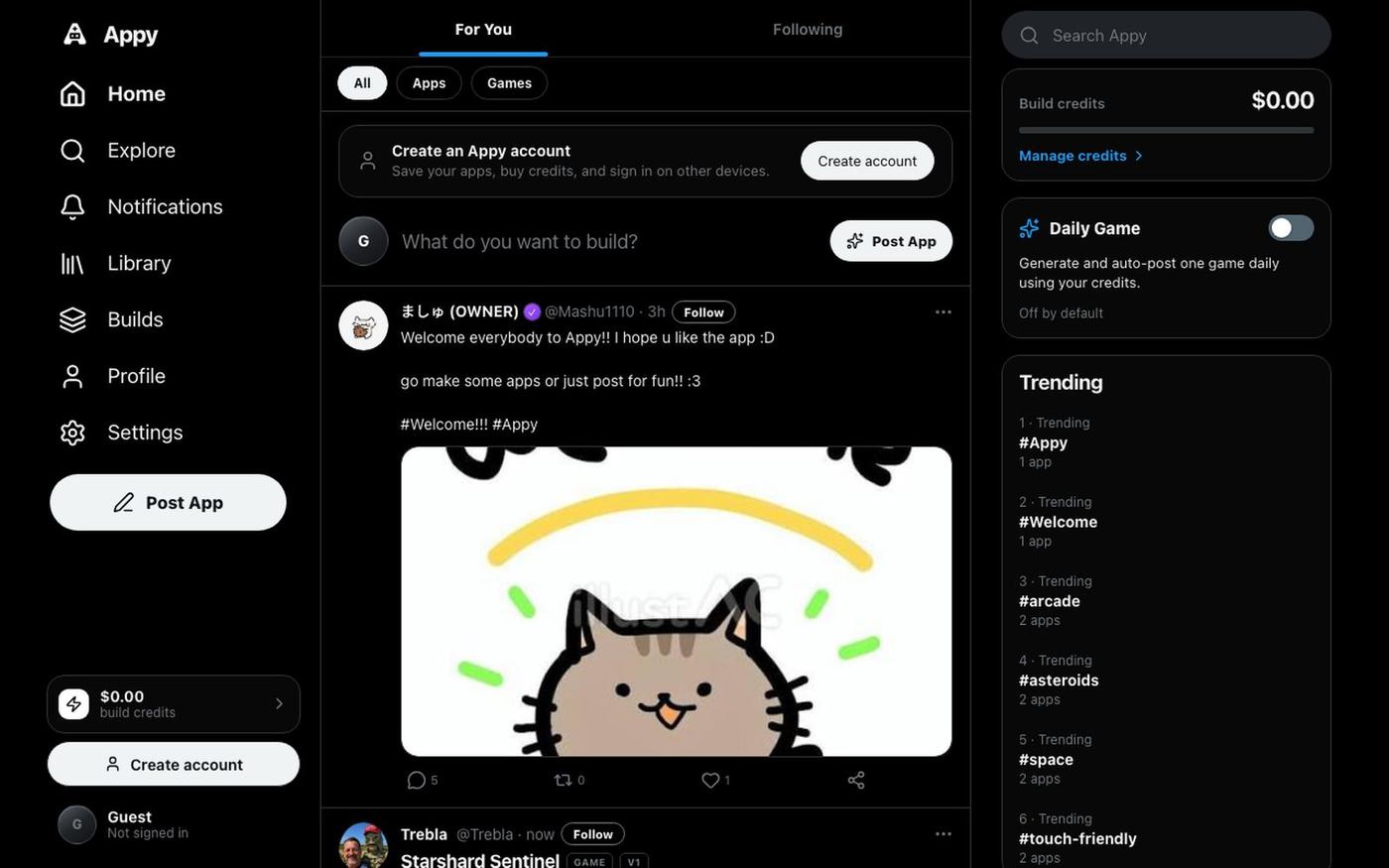 Appy — Make something people can use — screenshot