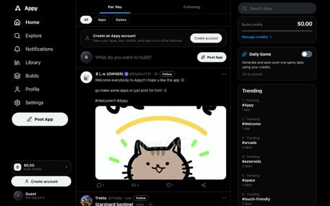 Appy — Make something people can use — screenshot